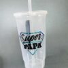 Vaso con popote