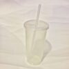 Vaso con popote